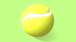 Simple Tennis Ball to, and, for, ready, tennis, game, ball