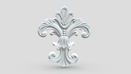 Classic Pattern 26 kit, room, exterior, element, ceiling, architectural, ornament, molding, cornice, classic, medallion, gothic, bash, decor, corbel, details, rosette, classical, kitbash, finishes, pilaster, cartouche, acanthus, 3d, design, house, home, decoration, interior, temple