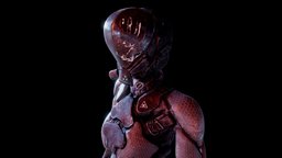 Cyber Soldier armor, armour, armored, armoured, cybernetic, norig, substancepainter, substance, helmet, military, sci-fi, militaristic, cyberoptics, fullytextured, sybernetics