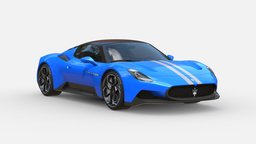 3d Model Maserati MC20 high, luxury, sports, exotic, automotive, supercar, maserati, render, 3d, vehicle, poly, model, car, mc20