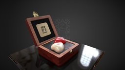 Romantic Opal | zChocolat french, luxury, love, wedding, gift, chocolate, passion, bride, lovers, romantic, precious, mahogany
