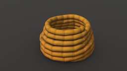Hose pipe, garden, exterior, prop, tube, equipment, vr, water, rubber, hose, gardening, asset, pbr, lowpoly, mobile