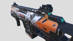 Titanfall2 CAR SMG fanart, fps, sf, titanfall2, hardsurface, smg