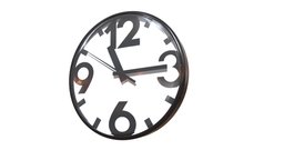 Wall Clock room, ikea, clock, decor, dekor, interer, dizain, substancepainter, substance, home, interior, wall, chasy