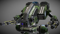 Vulture/Mad Dog bear, dog, mech, warrior, mad, bipedal, mechwarrior, tank, vulture, clan, mechwarrioronline, maddog, substancepainter, substance, ghost, robot