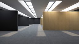 Black & White VR Gallery for Product Showcase 4K vr, gallery, designs, celling, architecture, design, wood, sculpture, interior