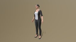Female Boss Rigged computer, women, boss, corporate, blonde, femalecharacter, women-girl-model, rigged-character, girl, female, rigged, female-model, blonde-female, femaleboss