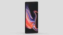 Samsung Galaxy Note 9 office, computer, device, pc, laptop, tablet, smart, electronics, equipment, headphone, audio, mockup, smartphone, cellular, android, ios, phone, realistic, cellphone, cheap, earphones, mock-up, render, 3d, mobile, home, screen