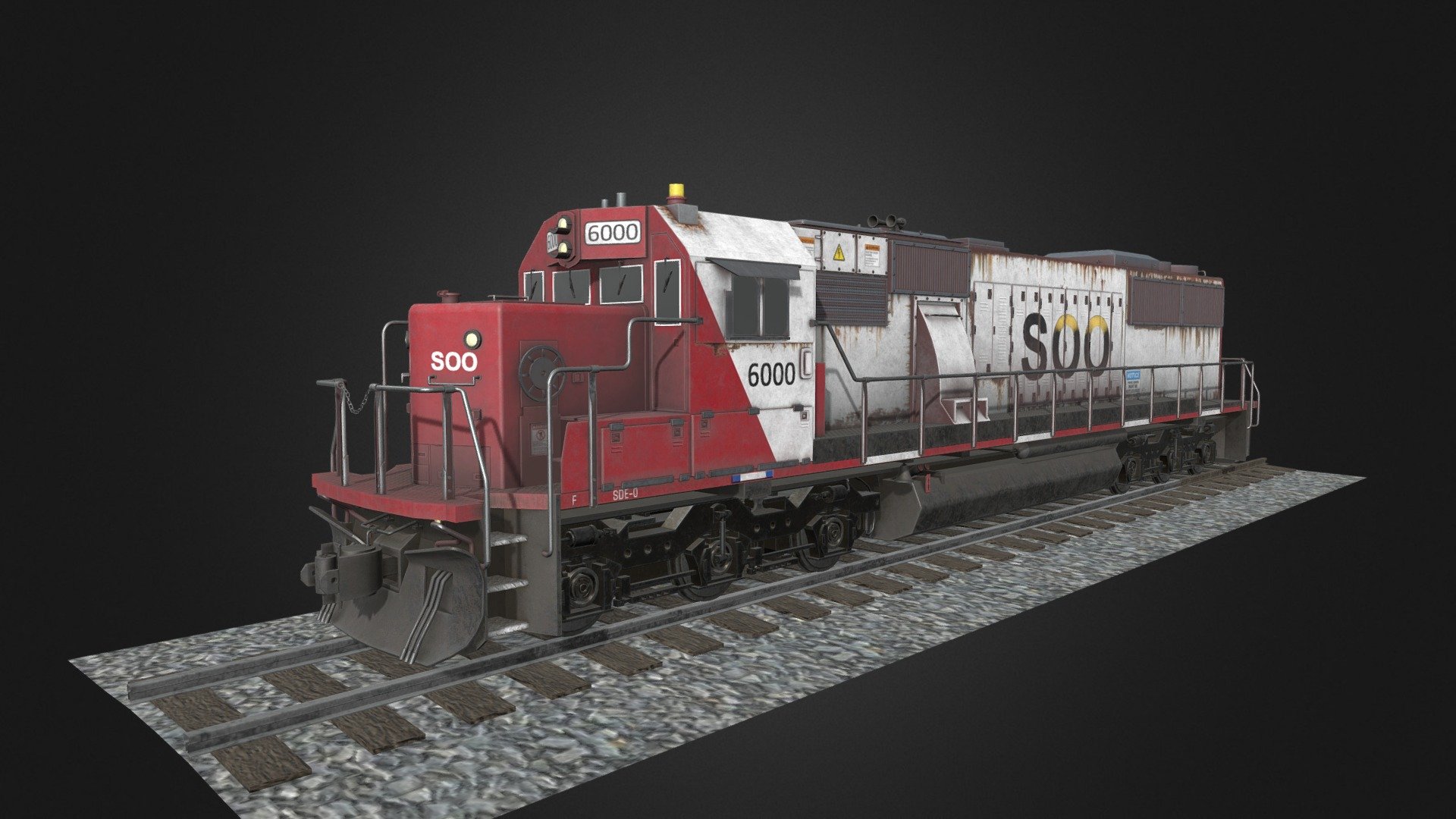 Made in Maya .
Texture in Substance Painter.
High-poly detailed model.
Texture in 2k and some area 4k texture use.
Sketcfab render engine give you some annoying result  comapre to vray or arnold.

Track texture file are corrupted, it will be update soon 3d model