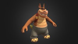 Dingodile (Crash On The Run) crash, king, crashbandicoot, dingodile, crashotr