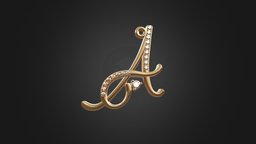 676 stl, jewellery, printing, jewelry, cnc, pendant, mill, gem, diamond, print, gems, present, printable, milling, golden, gold