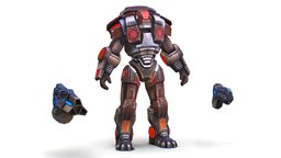 Cartoon Sci-Fi Cyborg Drone Heavy Machine Gunner trooper, armour, armored, drone, stormtrooper, soldier, people, future, heavy, invader, predator, explorer, protection, carbon, cyborg, android, boss, pistol, alien, sniper, camouflage, granade, machine-gun, spacesuit, attacker, submachinegun, ciborg, cartooncharacter, menswear, granade-weapon, researcher, military-equipment, bosscharacter, granade_launcher, weapon, character, cartoon, helmet, man, "human", "male", "spacesuiter"