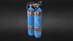 Scuba Tanks scuba, substancepainter, substance