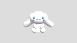 cinnamoroll cute, cute_character, sanrios-cinnamoroll, sanrio, 3d, 3dmodel, cinnamoroll, constance3d, sanriocharacter