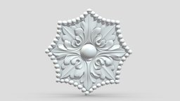 Classic Pattern 18 kit, room, exterior, element, ceiling, architectural, ornament, molding, cornice, classic, medallion, gothic, bash, decor, corbel, details, rosette, classical, kitbash, finishes, pilaster, cartouche, acanthus, 3d, design, house, home, decoration, interior, temple