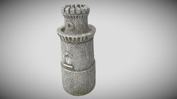 Castle Tower tower, castle, medieval, turret, fortress, castle-tower, embattlement