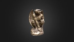 Gargola gargoyle, fotogrametria, stone, model3d, agisoft-metashape