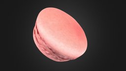 The Strawberry Macaron wrl, food, vrml, 3dprintable, obj, dessert, sweets, strawberry, amazingdesign, macaroon, macaron, amaretto, bitterkoekjes, makron, makrone, makaronik, fragola, aardbei, fresa, jahoda, erdbeere, fraise, truskawka, morango, downloadable, pobierz, baixar, hamta, telecharger