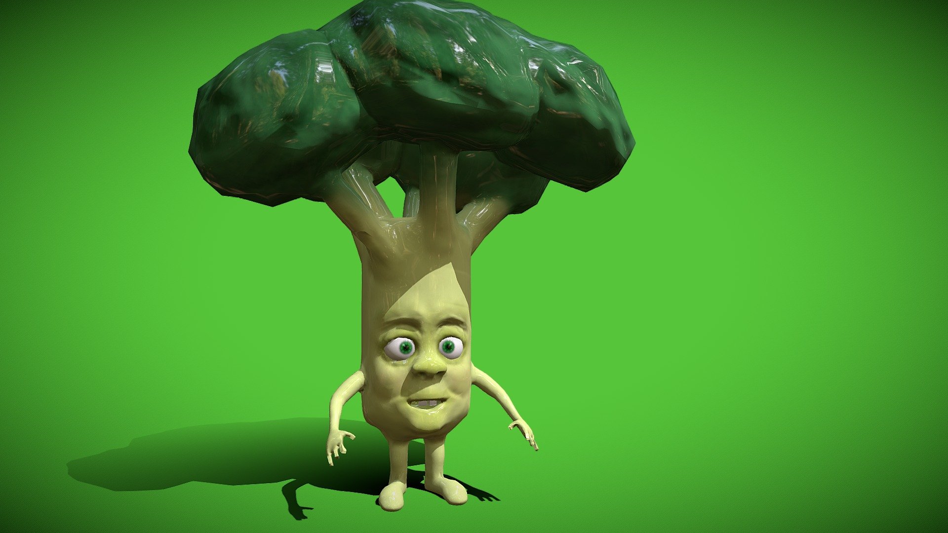 Edited with Zbrush 4R7 and 3ds max 2015

Features

-Model is completly unwrapped
-Layered scene (RIgg, mesh, lights, BG, controls)
-Lowpoly model
-Rigged with Skin modifier and CAT
-Optimal Vray settings 
-No need any plugin to open scene
-All nodes are named clearly
-Clean topology based on quads.
-One mesh
-Hand painted model

Package

-Textures 4096x4096 ressolution (PNG format)
-Diffuse and NM 
-Models  - FBX, OBJ, 3ds, GLB, UZSD
-Scenes - 3ds max 2015 

Lights and Render setting are included in the 3DS Max scene (V-ray). Just open and render
Scene also include Walk animation, folder FBX format whitch can be used on another 3D software or games engines.

I hope u like it!
For more models just click on my name and browse library 3d model
