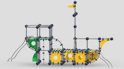 Lappset Carraxx Play Ship tower, frame, bench, set, children, child, gym, out, indoor, slide, equipment, collection, play, site, vr, park, ar, exercise, mushrooms, outdoor, climber, playground, training, rubber, activity, carousel, beam, balance, game, 3d, sport, door