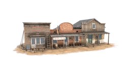 Wild West Buildings wooden, wild, cowboy, barn, western, american, old, wild-west, house, building