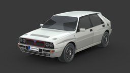 Lancia Delta Integrale 1992 power, vehicles, tire, cars, drive, rally, luxury, speed, classic, automotive, delta, lancia, integrale, vehicle, lowpoly, car, sport, lancia-delta