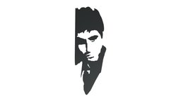 Scarface Poster film, white, tony, monument, silhouette, money, mafia, montana, poster, gangster, cuba, hollywood, scarface, black, wall, noai
