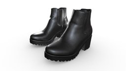 Boots virtual, shoe, style, leather, high, platform, prop, heel, fashion, walking, women, unreal, reality, closed, feet, foot, boot, vr, ar, dress, shoes, boots, toes, rubber, footwear, womens, sole, clog, sneaker, sneakers, wear, formal, ladies, dmillercg, unity, asset, game, walk, dark, "gear", "black", "lady"