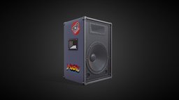 Sound Column sound, stereo, column, electronics, speakers, audio, devise, substancepainter, substance