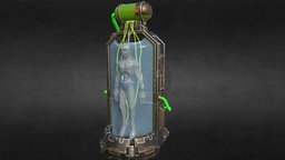 Scifi Zombie Incubator unityasset, incubator, unitypackage, scifi, gameasset, zombie