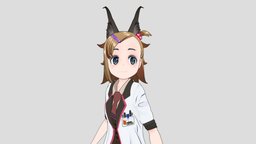 Original VR Avatar "Erwin" NPR Edition avatar, original, originalcharacter, blender3dmodel, animegirl, npr, vrchat, anime3d, blender, blender3d, npr-nonphotorealistic, nprmodel