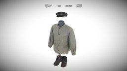 39. Тюремний одяг політвязня Михайла Сороки scanning, historical, heritage, 3dscanning, skeiron, realitycapture, museum3d, museum3dcomua