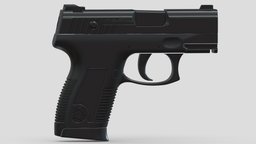 Taurus PT145 High-poly Subdivision rifle, grenade, assault, high, soldier, revolver, army, handgun, carbine, generic, semi, long, submachine, defense, equipment, firearm, vr, bullpup, ar, firearms, automatic, machine, battle, pistol, sniper, launcher, personal, semi-automatic, weapon, asset, game, 3d, low, poly, military, shotgun, gun, gear, war, "light", "multiple-barrel"