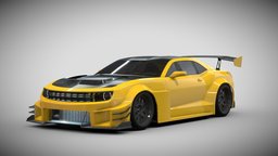 Chevrolet Camaro Widebody film, custom, transportation, legend, camaro, silhouette, chevrolet, muscle, sports, transformers, automotive, american, bumblebee, modified, widebody, zl1, muscle-car, vehicle, car, noai