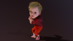 Haus Dancer child, dancer, substance-designer, ue4, houdinifx, substance-painter, zbrush