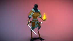 Mr. Bubbles armor, dungeon, bird, staffpick, , cartoony, dragons, raven, vr, warlock, crow, dnd, blackbird, staffpicks, bubbles, dungeonsanddragons, dungeons-and-dragons, dndcharacter, weapon, character, cartoon, cool, sword, stylized, fantasy