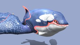 Realistic Kyogre pokemon, pikachu, dolphin, legendary, sun, whale, water, waterfall, groudon, kyogre, seacreature, pokemonsun, pokemonmoon, legendarypokemon, creature, shield, sea, pokemonshield, pokemonsword