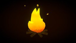 Campfire camping, log, flatshaded, wip, fire, lowpoly-gameasset-gameready, lowpolymodel, substance, maya, handpainted, asset, game, lowpoly, substance-painter, maya2018, gameasset, wood, animation, stylized, handpainted-lowpoly