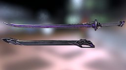 Void Sword armor, assassin, katana, ninja, army, samurai, melee, saber, combat, epee, cutting, weapon, knife, military, sci-fi, sword, fantasy, dagger, blade, japanese