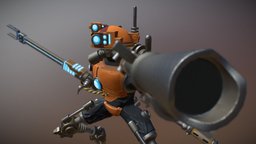 Sicarian Infiltrator warhammer, w40k, skitarii, adeptusmechanicus, ryza, substancepainter, substance, maya