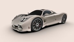 Pagani Utopia 2023 european, luxury, transport, gt, sportscar, italian, coupe, pagani, hypercar, phototexture, utopia, 2-door, low-poly, vehicle, lowpoly, car, mid-engine, grand-tourer, super-sports-car, pagani-utopia