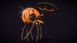 Beee insect, bug, mechanical, bee, game-art, bumblebee, drones, mecha, bots, industrial-design, military, sci-fi, robot, robots