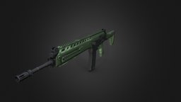 Imbel A2 rifle, brazil, army, brasil, a2, fuzil, brazilian, brasileiro, ia2, imbel, blender, cycles