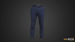 Navy Slacks style, fashion, pants, stylish, ar, fabric, casual, slacks, photogrammetry, 3dscan, blue, dark, navy, casual-fashion, noai, fahsion-scan