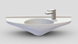TOTO Wall Mount Lavatory room, modern, bathroom, bath, cast, shower, nexus, classic, toilet, tub, vr, ar, toto, rest, iron, freestanding, restroom, clayton, toilets, soaker, 3d, design, air, concept, interior, washlet, amies