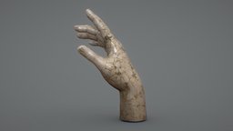 Hand Sculpture anatomy, muscle, unrealengine, falanges, substancepainter, asset, blender, pbr, sculpture, hand, gameready