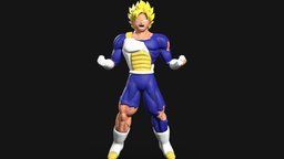 Goku SSJ 3D Model armor, cell, goku, vegeta, gohan, dragon-ball, sayajin, sayan, character, 3d, dragon, anime, room-of-time