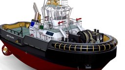 Tugboat ASD 2810 marine, yacht, netherlands, river, barge, tanker, luxury, ships, boats, vessel, norway, shipping, canal, tug, tugboat, cargo, port, harbor, escort, porygon, damen, boatmodels, promenade, ship, sea, boat, boatbuilding, 3dtug, 3dtugboat, asd-2810, tugboat-asd-2810