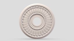 Classic Ceiling Medallion 12 kit, room, exterior, element, ceiling, architectural, ornament, molding, cornice, classic, medallion, gothic, bash, decor, corbel, details, rosette, classical, kitbash, finishes, pilaster, cartouche, acanthus, 3d, design, house, home, decoration, interior, temple