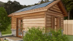 Free Modular Shed with interior garden, villa, small, exterior, garage, shed, level, classic, residence, american, family, kitchen, mansion, large, shack, eevee, suburb, blender, home, free, cycles, interior, noai